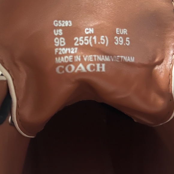 Coach Designer Lorimer Combat Laceup Leather Boots - Picture 4 of 5